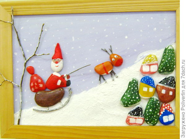 рисунки из камней