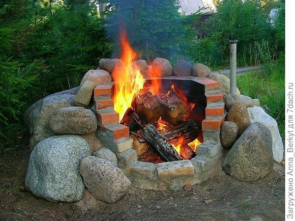 нестандартное место для костра