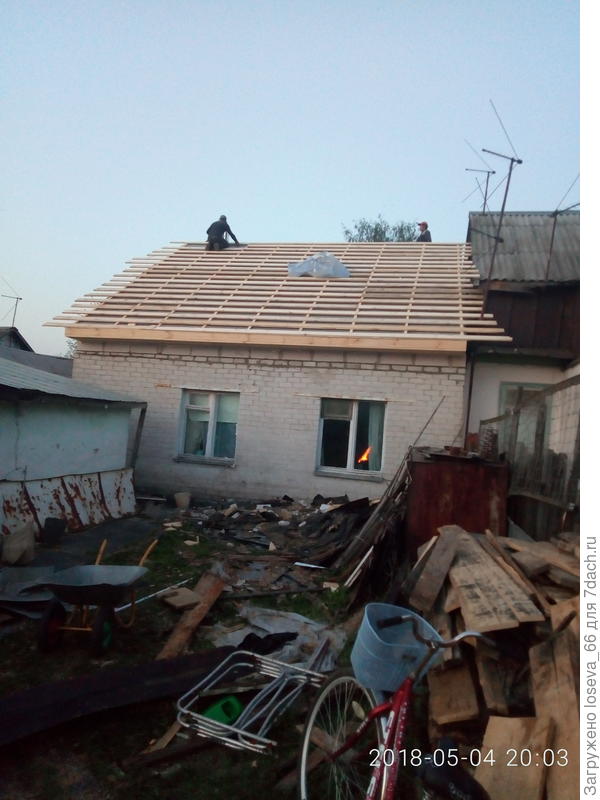 Замена крыши