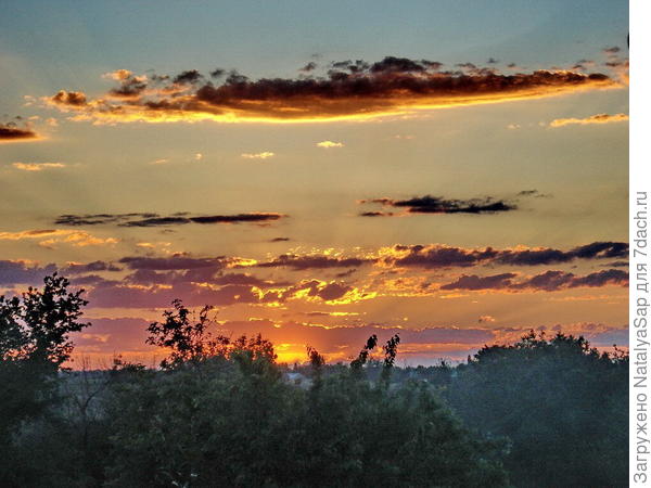 Алматинский закат