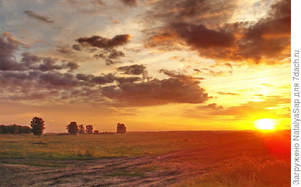 Августовский закат
