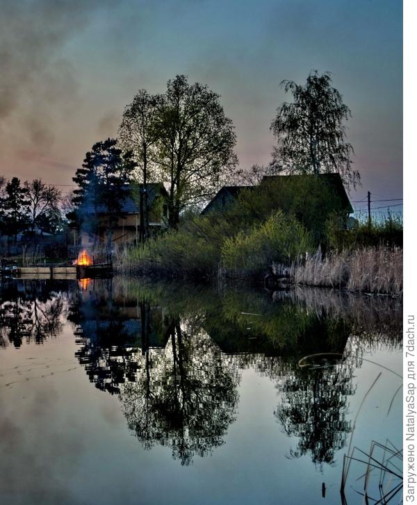 Весенний дачный вечер