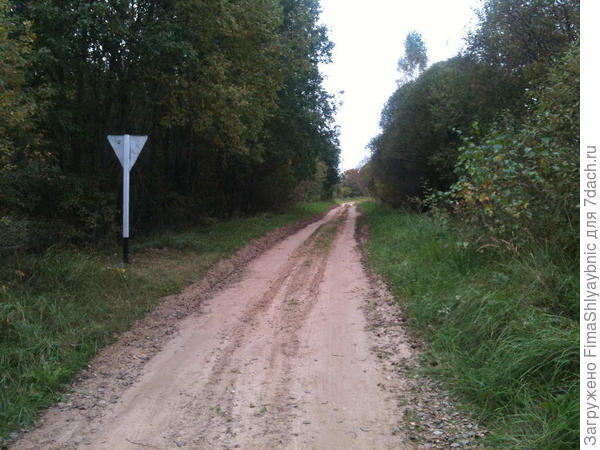 После поворота на Вярьмово