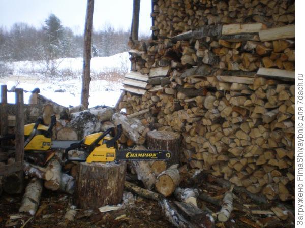 Вот они - бензопилы. Стоят не дорого, работают.