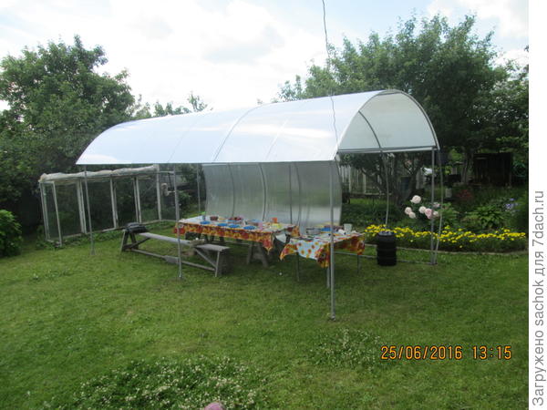 Навес из парника