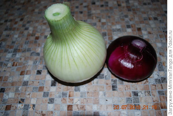 Сравнение в размере.