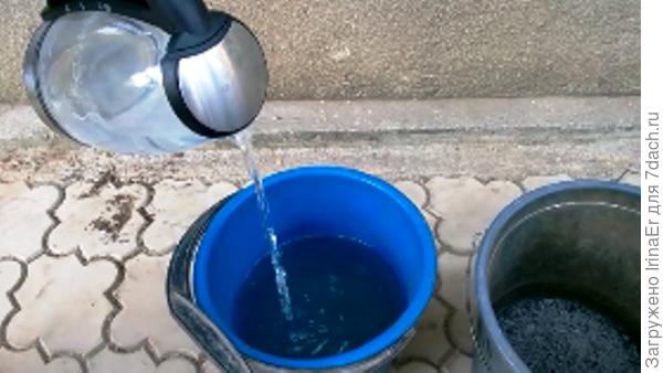 10 литров теплой воды