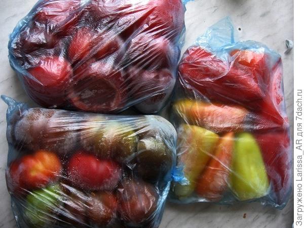 Заморозка перцев, гогошары и Белозерка