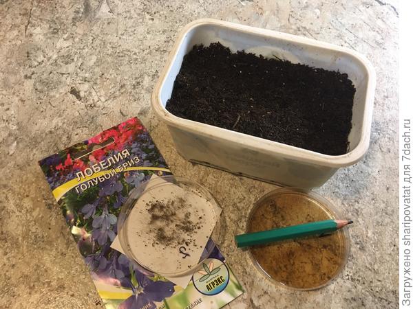 Подготовка к посеву под карандаш