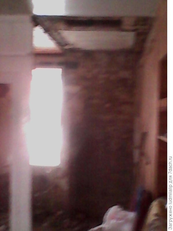 Место ,где стояла печь...