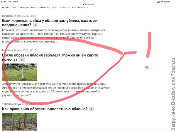 Вот мой вопрос от 24 мая.