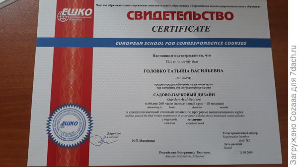 Свидетельство