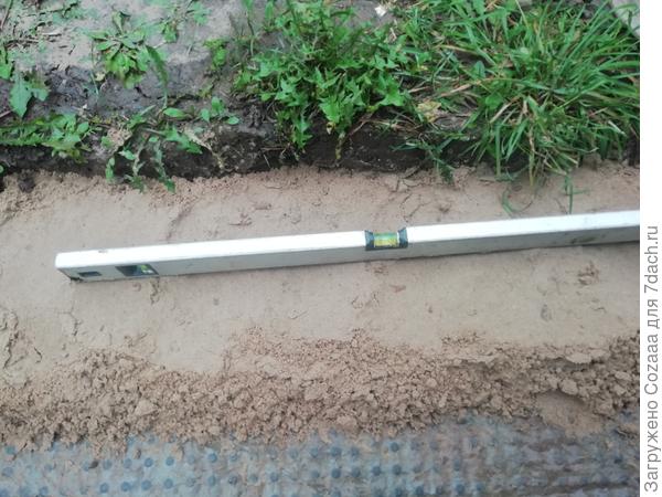 Выравнивала его ориентируясь на уровень