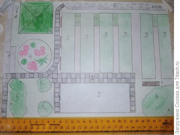 План моего участка (частичный)