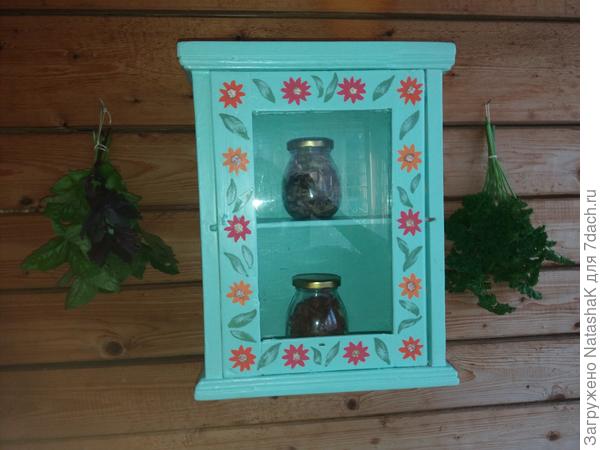 Ящичек с боков и сверху тоже расписан, но крупно