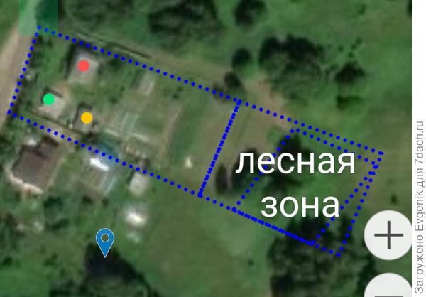 спутниковый снимок план