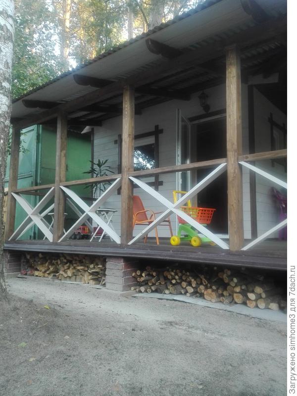 Дрова для баньки — тоже элемент декора