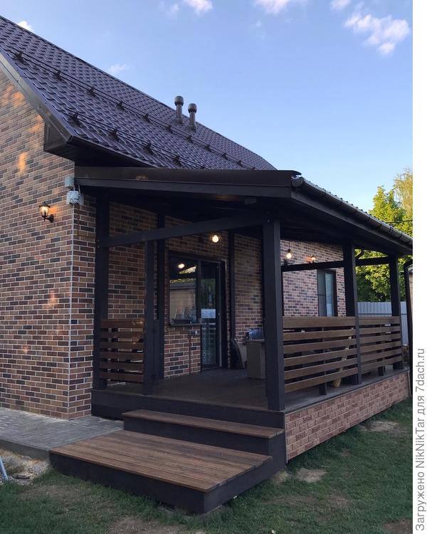 Цоколь - фасадные панели из пластика