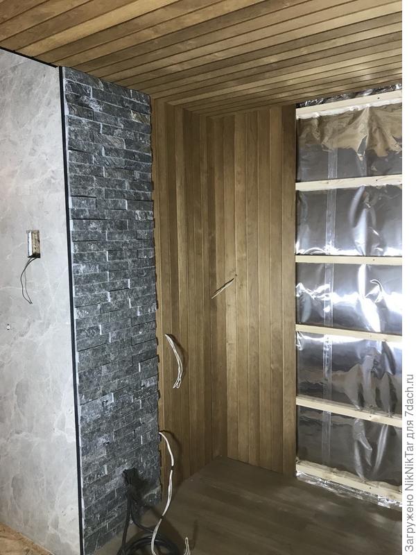 Этап зашивки выгонкой