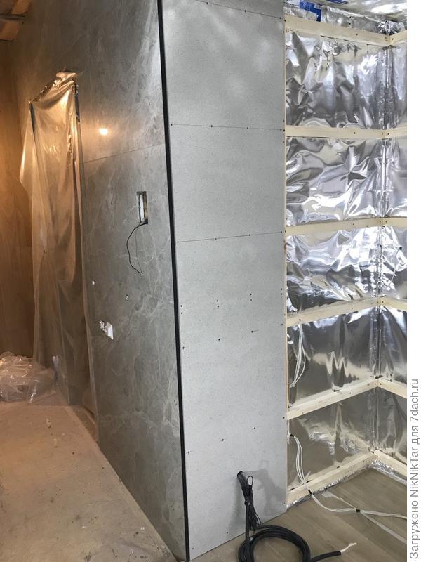 Основание из минерита под обклейку камнем