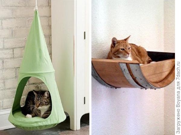 Гамак для кота. Фото с сайта https://ru.pinterest.com/
