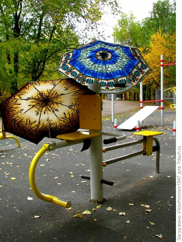 Тренируемся на тренажёре.