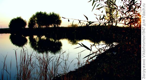 Тихий, спокойный закат.