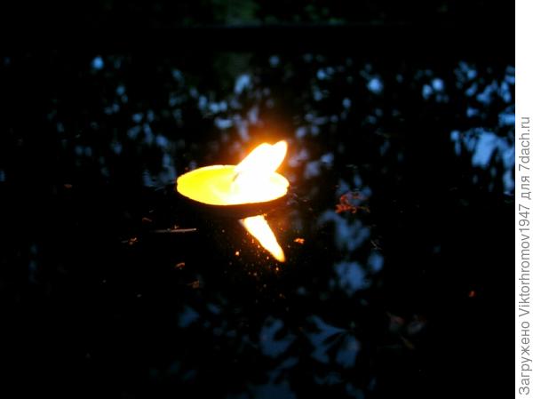 Плавающая свеча.