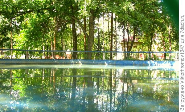 в ещё пустынном парке