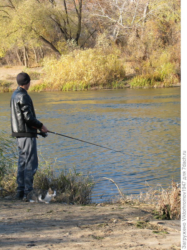На рыбалку...Мы с Масяней!