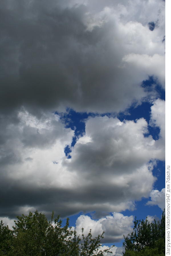 Что то...Задумалась тучка?...