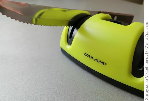 Очень легко, быстро и до "бритвенной" остроты были заточены все ножи!