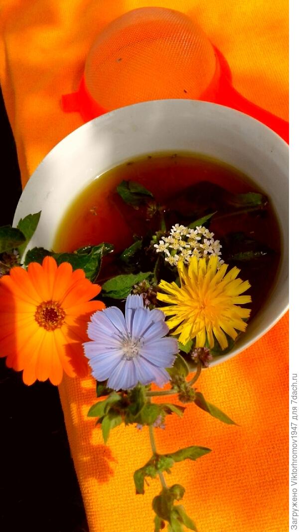 Мы тоже любим чай с травами! Красиво, вкусно и полезно!