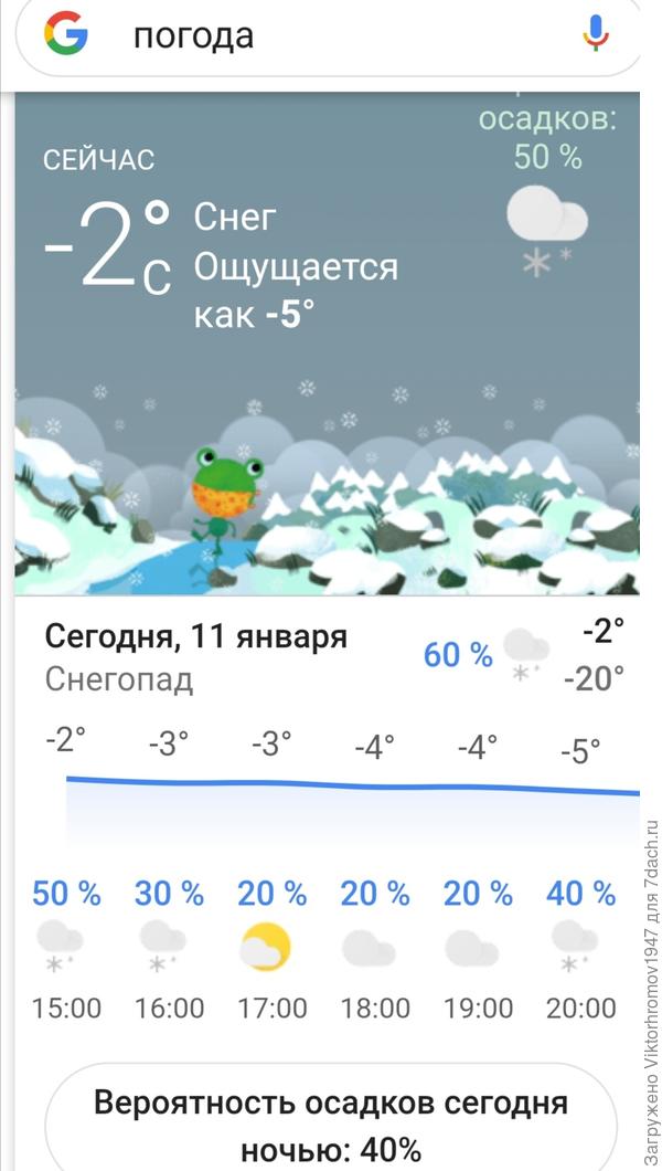 А завтра настоящие морозы!