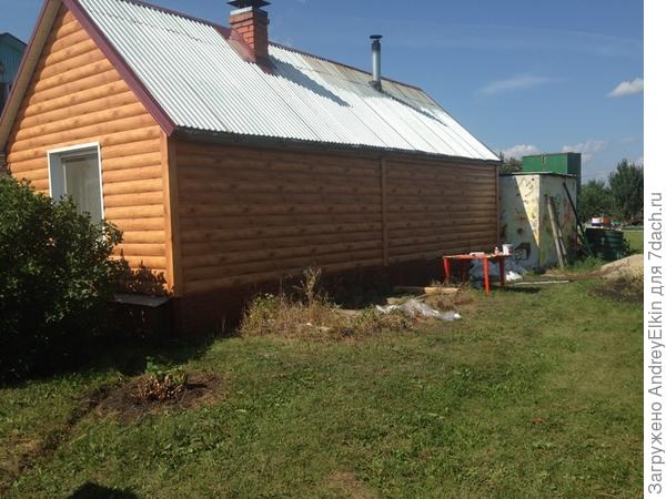 Покрыл крышу грунтовкой по оцинковке