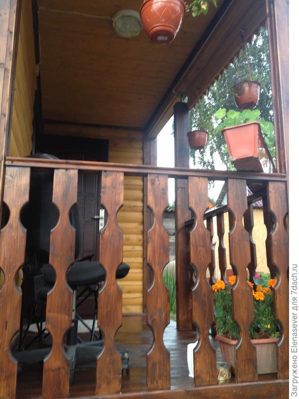 хорошо, что террасу построили с южной стороны дома