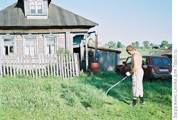 Июль 2007 года, наше первое лето в деревне.