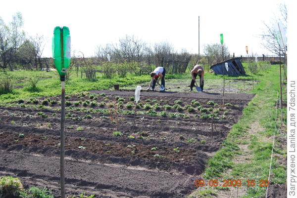 Весна. Вертушки установлены.