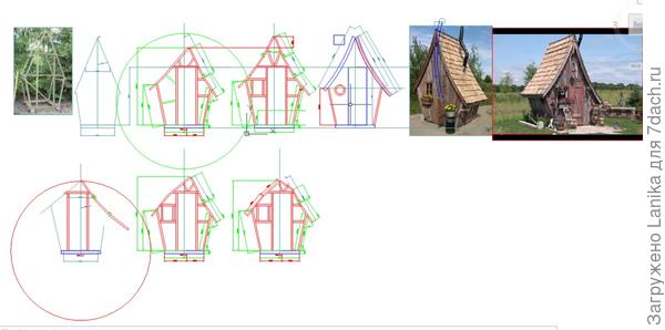Внешние контуры, определение конструкции каркаса с использование опыта из интернета.