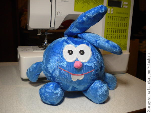 Это наш Крош из старой занавески.