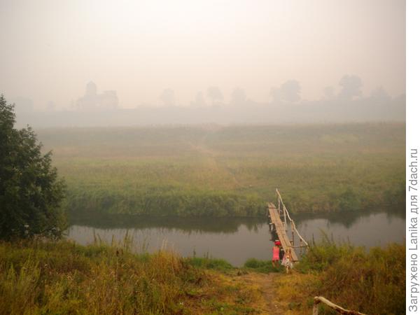 Это 2010 год. Горели леса, все в дыму. Мы с девчонками пошли за козьим молоком в соседнюю деревню.