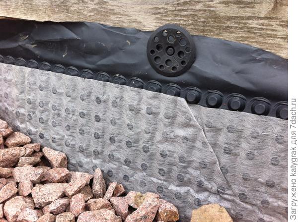 Фиксация края мембраны