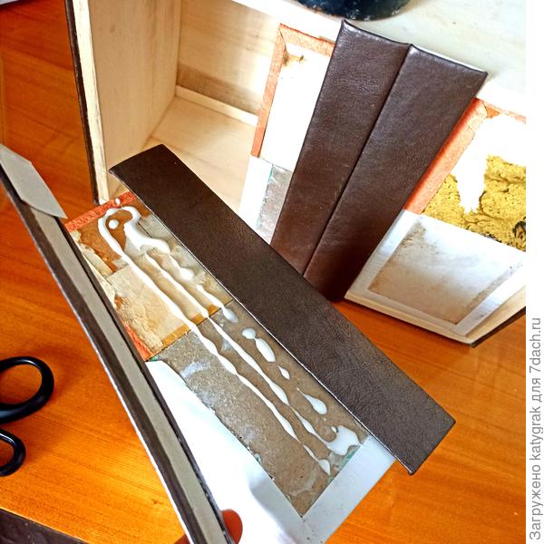 Декор лицевой части коробочек