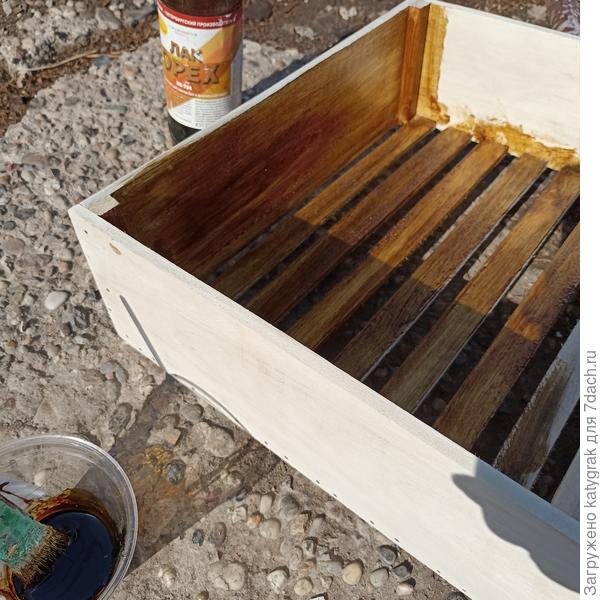 Покраска внутренней части