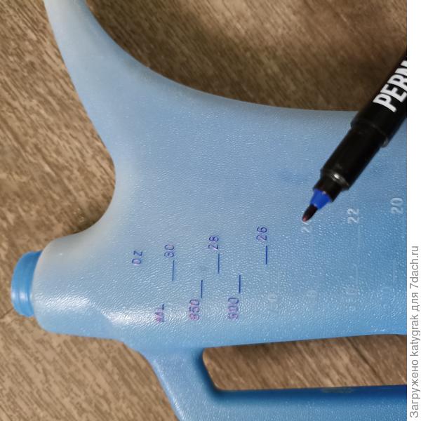 Закрасила выгоревший пластик перманентным маркером