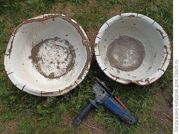 Надрезы на тазиках