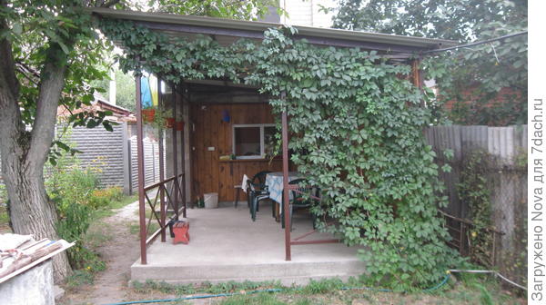 Вид на беседку