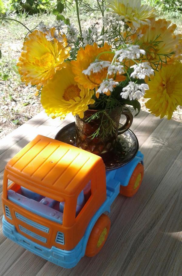 Букет со своего огорода