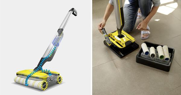 После уборки аппарат FC 7 Cordless хранится до следующего применения на базовой станции, обеспечивающей также его очистку