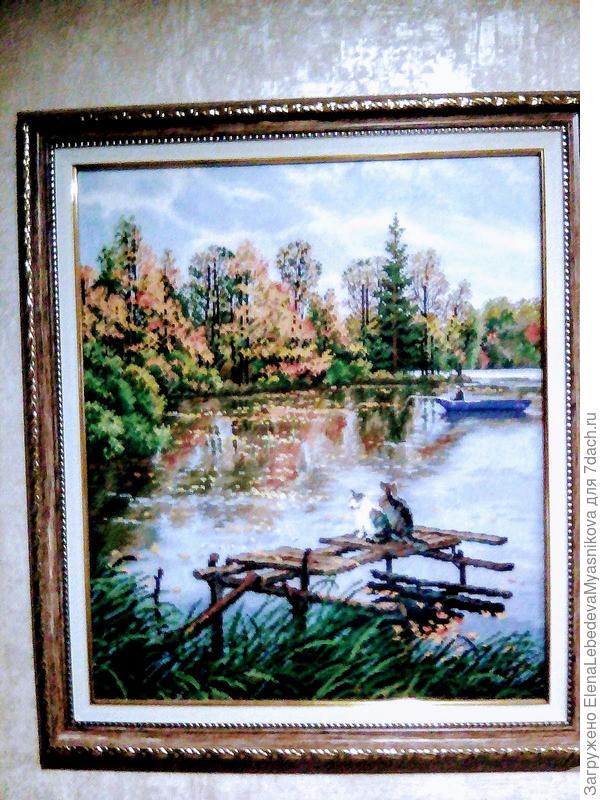 Вышивка прошлого года Маруська и Котовский.